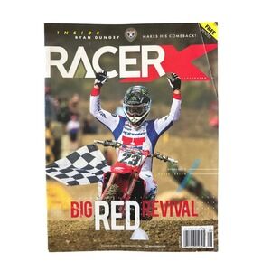 Racer X Magazine August 2022 Ryan‎ Dungey Chase Sexton Motocross Free Poster